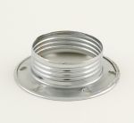 Chrome Shade Ring for SES E14 Light Bulb Lamp holders with Threaded sleeve 27mm